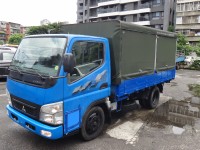 Mitsubishi  Canter 08年式新中華堅達Canter框式5面掀帆布11尺半長軸3.0柴油已昇5噸保證里程5面帆布保證實車實價 | 新北市汽車商業同業公會｜TACA優良車商聯盟｜中古、二手車買車賣車公會認證保固