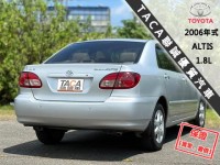 Toyota  Altis 【只跑10萬公里，一年只跑五千，超美一手車】2006年式TOYOTA ALTS | 新北市汽車商業同業公會｜TACA優良車商聯盟｜中古、二手車買車賣車公會認證保固