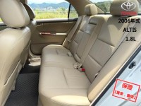 Toyota  Altis 【只跑10萬公里，一年只跑五千，超美一手車】2006年式TOYOTA ALTS | 新北市汽車商業同業公會｜TACA優良車商聯盟｜中古、二手車買車賣車公會認證保固