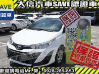 Toyota  Vios 【大信SAVE】2023年 VIOS 僅跑2萬多KM 原廠保養 認證車 實車實價 | 新北市汽車商業同業公會｜TACA優良車商聯盟｜中古、二手車買車賣車公會認證保固
