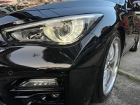 Infiniti  Q50 本車顏色為黑色帶點紫 | 新北市汽車商業同業公會｜TACA優良車商聯盟｜中古、二手車買車賣車公會認證保固