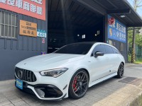 Mercedes-Benz/賓士   CLA-CLASS  CLA45 SB 找記老闆~正2021年CLA45S 旅行車 23P/多光束/賽車椅/U88/跑排 | 新北市汽車商業同業公會｜TACA優良車商聯盟｜中古、二手車買車賣車公會認證保固