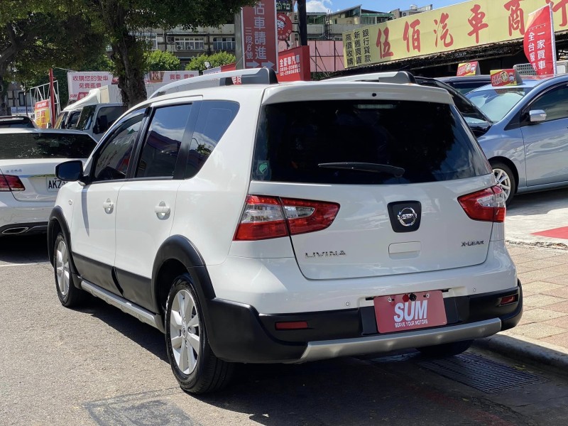 Nissan  Livina 金鑽店~ livina 1.6 白 里程保證 省油大空間 不管是嬰兒推車 出國行李箱 高爾夫球具 通通放的下！ | 新北市汽車商業同業公會｜TACA優良車商聯盟｜中古、二手車買車賣車公會認證保固