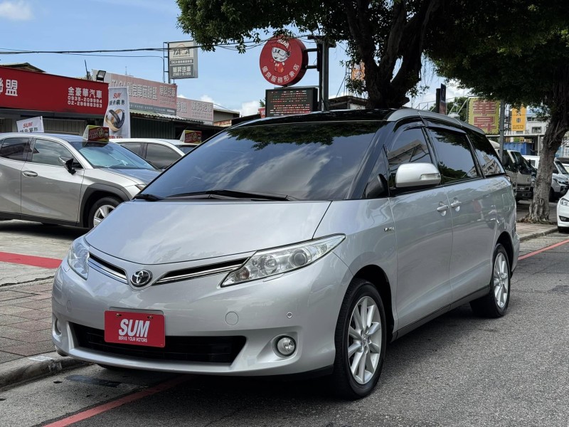 Toyota  Previa 金鑽店~PREVIA 3.5旗艦版 大馬力 主要配備有，全景天窗 循跡防滑 斜坡起步輔助 7安 免鑰啟動車門鎖 定速 導航 倒車影像 光感應頭燈 雙電動滑門 電動尾門 電動摺疊後視鏡 後座影音 後座出風口 分區恆溫空調 電動座椅 電熱椅 粉塵過濾器 HID頭燈 等多項配備！ | 新北市汽車商業同業公會｜TACA優良車商聯盟｜中古、二手車買車賣車公會認證保固