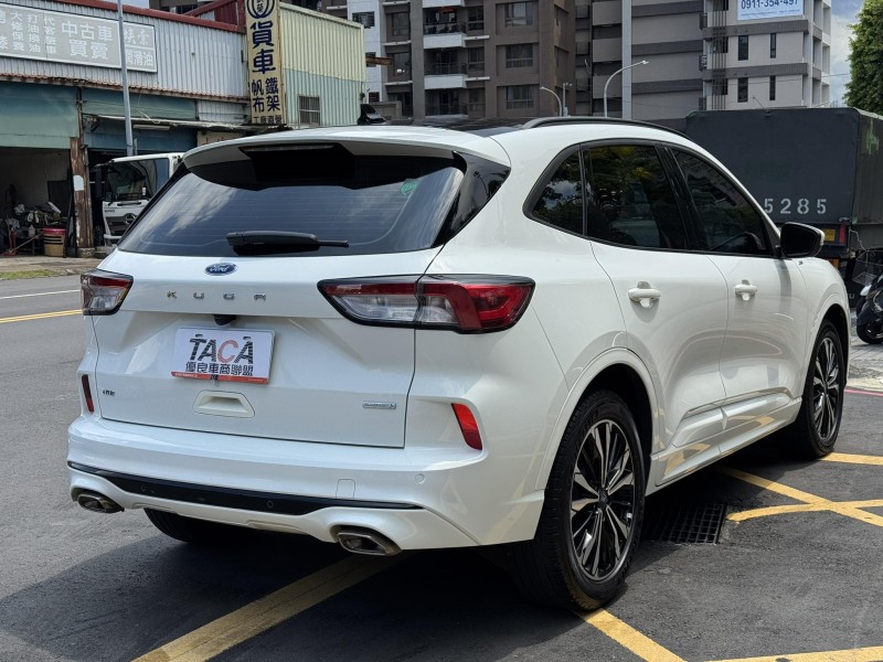 Ford/福特  Kuga 金鑽店~Kuga ST-Line X AWD 2.0  白色 8速手自排 250匹馬力 渦輪增壓 4輪驅動 大滿配 第三方認證車 里程履約保證！ | 新北市汽車商業同業公會｜TACA優良車商聯盟｜中古、二手車買車賣車公會認證保固