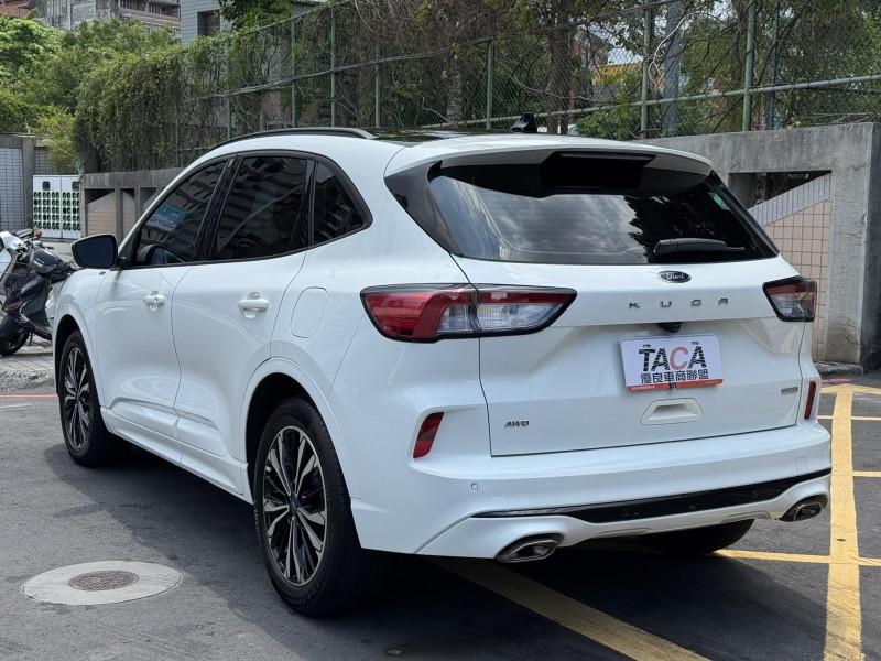Ford/福特  Kuga 金鑽店~Kuga ST-Line X AWD 2.0  白色 8速手自排 250匹馬力 渦輪增壓 4輪驅動 大滿配 第三方認證車 里程履約保證！ | 新北市汽車商業同業公會｜TACA優良車商聯盟｜中古、二手車買車賣車公會認證保固