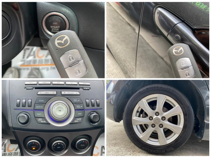 Mazda  Mazda3 【五門頂級天窗、HID頭燈、I-Key、換檔撥片、雙區恆溫】 | 新北市汽車商業同業公會｜TACA優良車商聯盟｜中古、二手車買車賣車公會認證保固