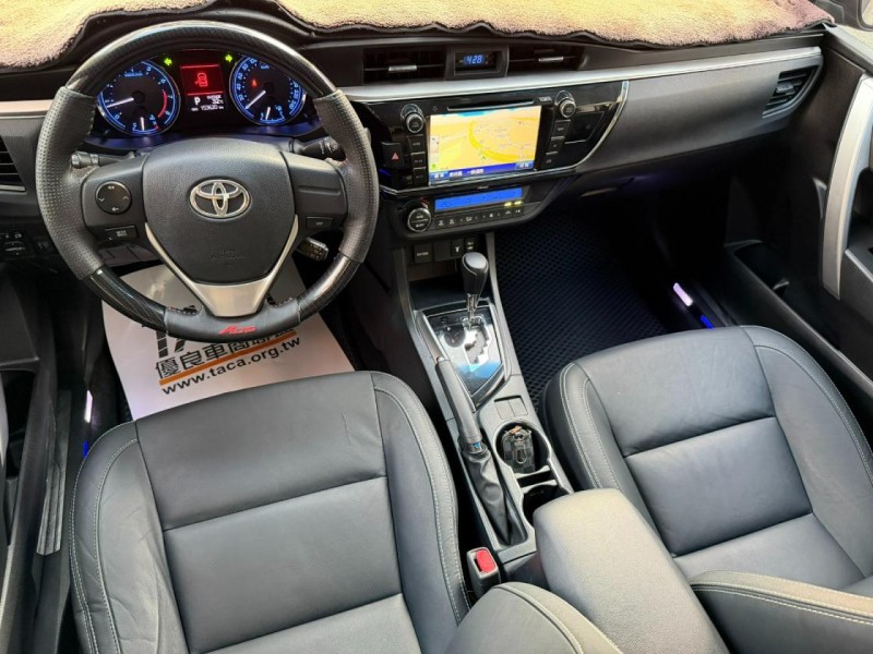 Toyota  Altis ALTIS 1.8  S+版 免鑰匙 摸門 定速 恆溫 導航 倒車顯影 | 新北市汽車商業同業公會｜TACA優良車商聯盟｜中古、二手車買車賣車公會認證保固