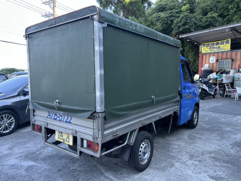 Mitsubishi  Veryca ~TACA優良車商~*(小林汽車)* 正2017年 僅跑6萬 MITSUBISHI VERYCA 三菱 菱利 1.3 貨車 藍色 白鐵床 三面帆 手排 | 新北市汽車商業同業公會｜TACA優良車商聯盟｜中古、二手車買車賣車公會認證保固