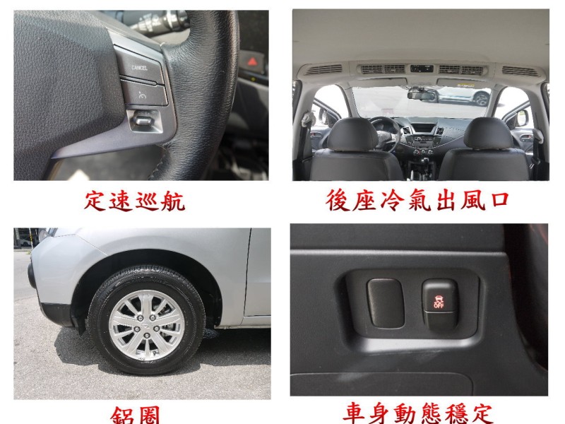 Mitsubishi  Zinger 僅跑1萬 里程保證 有定速 鋁圈 後出風口 可改貨車牌 ZINGER 2.4 | 新北市汽車商業同業公會｜TACA優良車商聯盟｜中古、二手車買車賣車公會認證保固