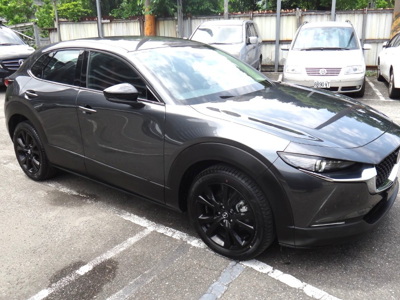 Mazda  CX-30    24式僅跑5千保證里程原廠保固中馬自達CX30換檔撥片電動椅跟車盲點aeb抬顯BOSE影音保證實車實價 | 新北市汽車商業同業公會｜TACA優良車商聯盟｜中古、二手車買車賣車公會認證保固