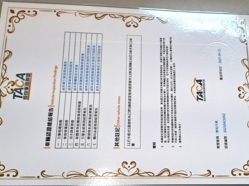 Mitsubishi  Canter 08年式新中華堅達Canter框式5面掀帆布11尺半長軸3.0柴油已昇5噸保證里程5面帆布保證實車實價 | 新北市汽車商業同業公會｜TACA優良車商聯盟｜中古、二手車買車賣車公會認證保固