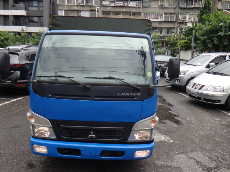Mitsubishi  Canter 08年式新中華堅達Canter框式5面掀帆布11尺半長軸3.0柴油已昇5噸保證里程5面帆布保證實車實價 | 新北市汽車商業同業公會｜TACA優良車商聯盟｜中古、二手車買車賣車公會認證保固