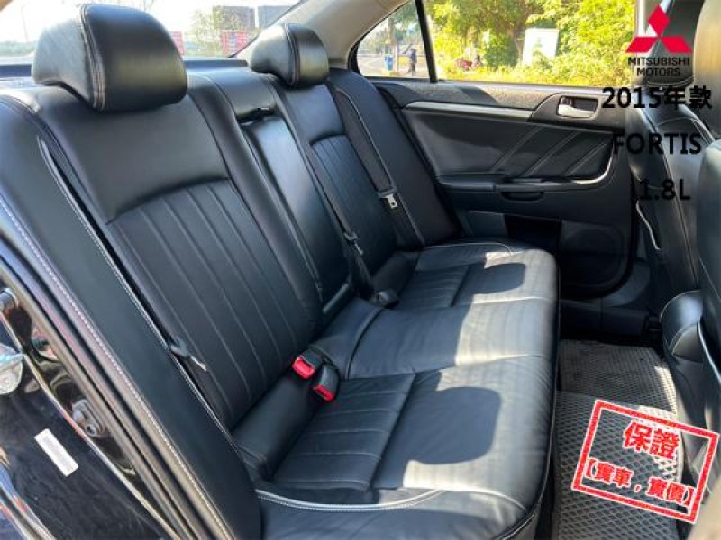 Mitsubishi  Lancer Fortis 【頂級天窗 ３安 免鑰匙，安卓機電視導航】2015年款 三菱 FORTIS | 新北市汽車商業同業公會｜TACA優良車商聯盟｜中古、二手車買車賣車公會認證保固