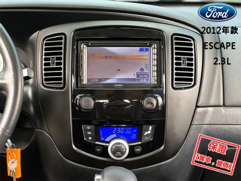 Ford/福特  Escape 【只跑８萬，頂級天窗 定速 恆溫 導航！】2012年款FORD ESCAPE | 新北市汽車商業同業公會｜TACA優良車商聯盟｜中古、二手車買車賣車公會認證保固