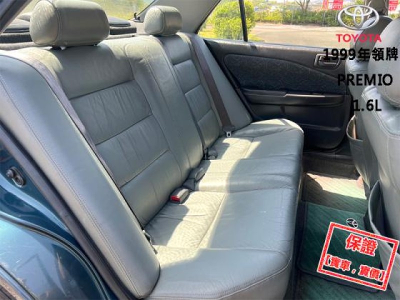 Toyota  Premio 【風評最好的省油代步車，省油省稅金！】1999年領牌TOYOTA PREMIO | 新北市汽車商業同業公會｜TACA優良車商聯盟｜中古、二手車買車賣車公會認證保固