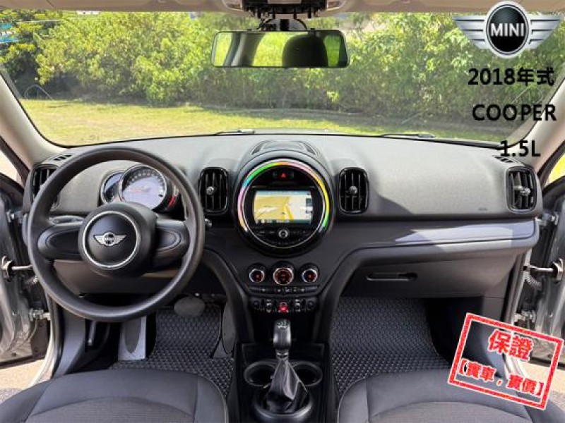 MINI  Countryman 【大螢幕導航 免鑰匙 行李架 】2018年領牌MINI COUNTRY MAN | 新北市汽車商業同業公會｜TACA優良車商聯盟｜中古、二手車買車賣車公會認證保固