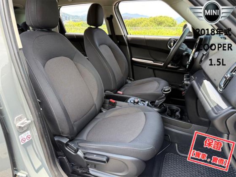 MINI  Countryman 【大螢幕導航 免鑰匙 行李架 】2018年領牌MINI COUNTRY MAN | 新北市汽車商業同業公會｜TACA優良車商聯盟｜中古、二手車買車賣車公會認證保固