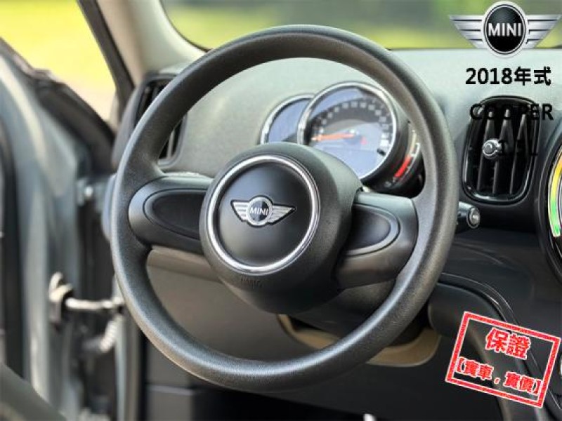 MINI  Countryman 【大螢幕導航 免鑰匙 行李架 】2018年領牌MINI COUNTRY MAN | 新北市汽車商業同業公會｜TACA優良車商聯盟｜中古、二手車買車賣車公會認證保固
