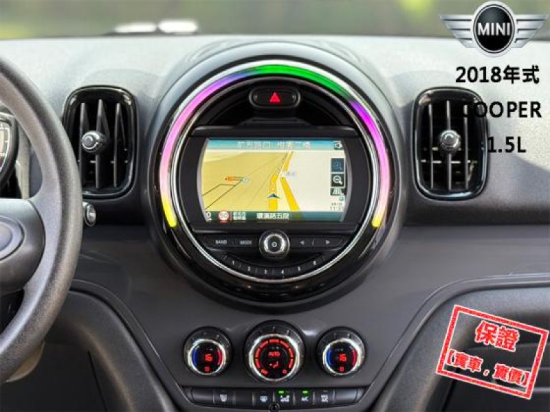 MINI  Countryman 【大螢幕導航 免鑰匙 行李架 】2018年領牌MINI COUNTRY MAN | 新北市汽車商業同業公會｜TACA優良車商聯盟｜中古、二手車買車賣車公會認證保固