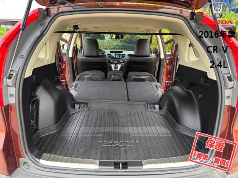 Honda  CR-V 【只跑６萬，頂級天窗 換檔撥片 大螢幕導航！】2016年款HONDA CR-V | 新北市汽車商業同業公會｜TACA優良車商聯盟｜中古、二手車買車賣車公會認證保固