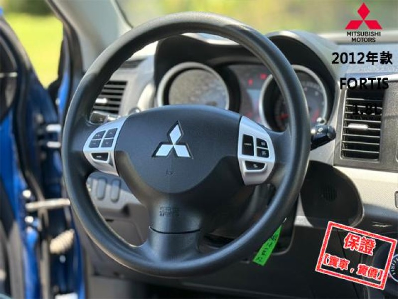 Mitsubishi  Lancer Fortis 【S版 空力型套件，雙前座跑車座椅】2012年款 LANCER FORTIS | 新北市汽車商業同業公會｜TACA優良車商聯盟｜中古、二手車買車賣車公會認證保固
