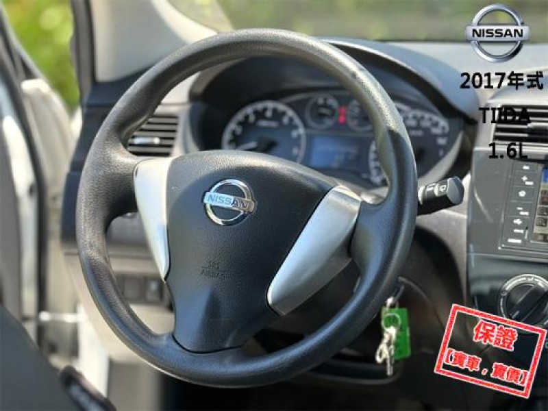 Nissan  Tiida 【５門掀背小轎旅，省油 大空間 好停車 】2017年式 NISSAN TIIDA | 新北市汽車商業同業公會｜TACA優良車商聯盟｜中古、二手車買車賣車公會認證保固