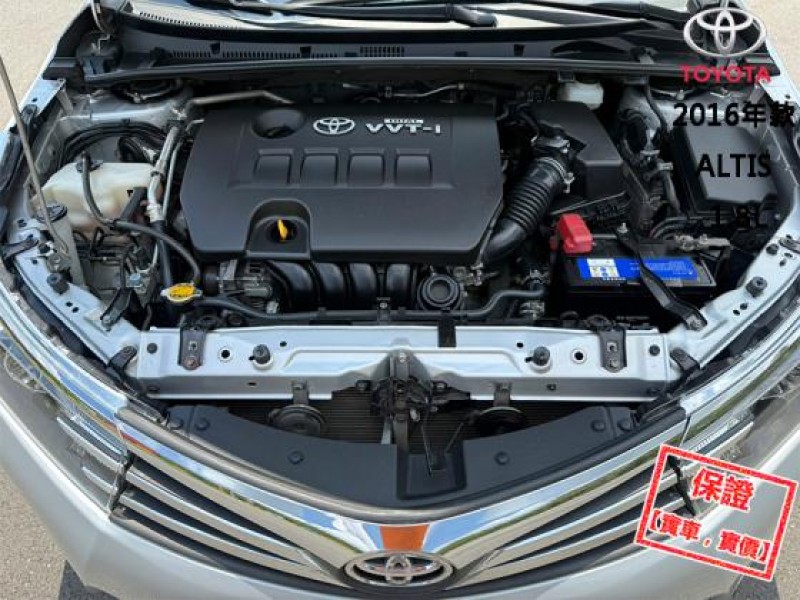 Toyota  Altis │只跑12萬公里│雙安│定速巡航│恆溫空調│抬顯│導航│2016年款 ALTIS | 新北市汽車商業同業公會｜TACA優良車商聯盟｜中古、二手車買車賣車公會認證保固
