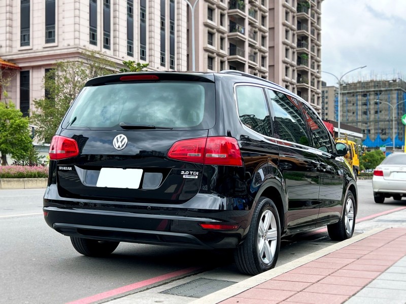 Volkswagen 福斯  Sharan 2015 Volkswagen Sharan 2.0 柴油 7人座 福斯 全車如新 原鈑件 可認證 MPV 廂型車 雪狼 | 新北市汽車商業同業公會｜TACA優良車商聯盟｜中古、二手車買車賣車公會認證保固