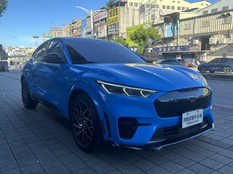 Ford/福特  Mustang Ford Mustang Mach-E 2023款 GT 藍色 | 新北市汽車商業同業公會｜TACA優良車商聯盟｜中古、二手車買車賣車公會認證保固