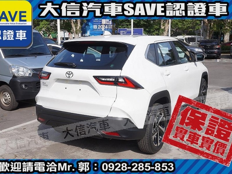 Toyota  Yaris 【大信汽車】現折11.5萬 2024年 YARIS CROSS 全新未開車 YC | 新北市汽車商業同業公會｜TACA優良車商聯盟｜中古、二手車買車賣車公會認證保固