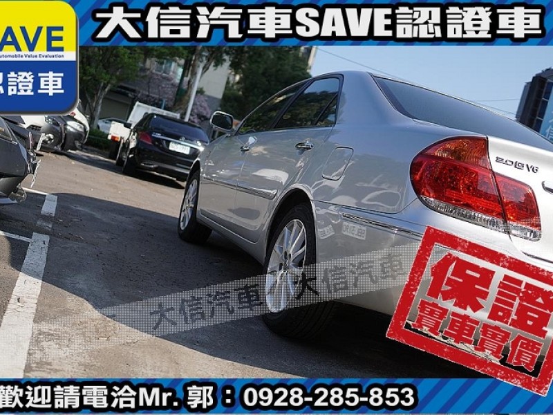 Toyota  Camry 【大信SAVE】2004年 CAMRY 僅跑7萬KM 極品代步車 里程監理可查證 | 新北市汽車商業同業公會｜TACA優良車商聯盟｜中古、二手車買車賣車公會認證保固