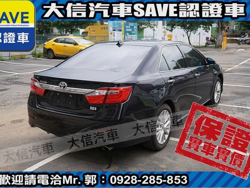 Toyota  Camry 【大信SAVE】2012 CAMRY HYBRID 油電 好開省油 LED頭燈 | 新北市汽車商業同業公會｜TACA優良車商聯盟｜中古、二手車買車賣車公會認證保固