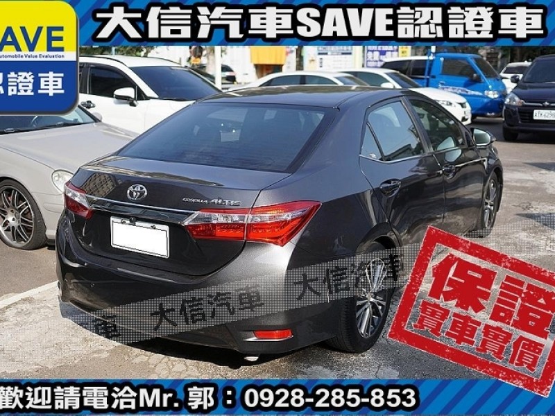 Toyota  Altis 【大信SAVE】2013年 ALTIS 1.8 優質代步車 升級影音 實車實價 | 新北市汽車商業同業公會｜TACA優良車商聯盟｜中古、二手車買車賣車公會認證保固