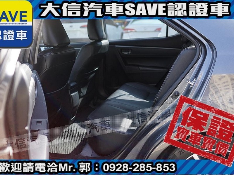 Toyota  Altis 【大信SAVE】2013年 ALTIS 1.8 優質代步車 升級影音 實車實價 | 新北市汽車商業同業公會｜TACA優良車商聯盟｜中古、二手車買車賣車公會認證保固