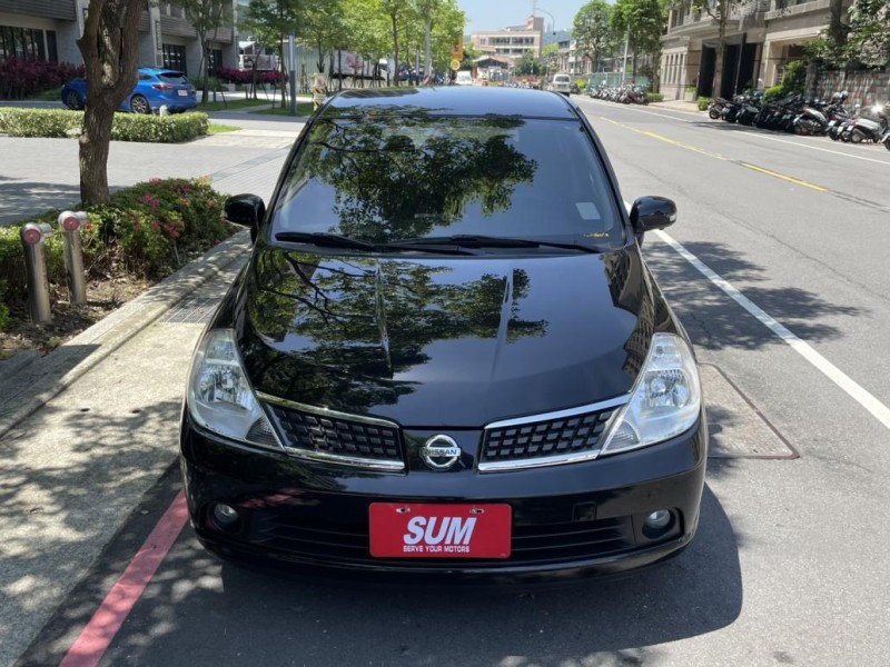 Nissan  Tiida 實價刊登★五門掀背 稀有超低里程 免鑰 定速 改安卓機 360環景影像 魔術空間 | 新北市汽車商業同業公會｜TACA優良車商聯盟｜中古、二手車買車賣車公會認證保固