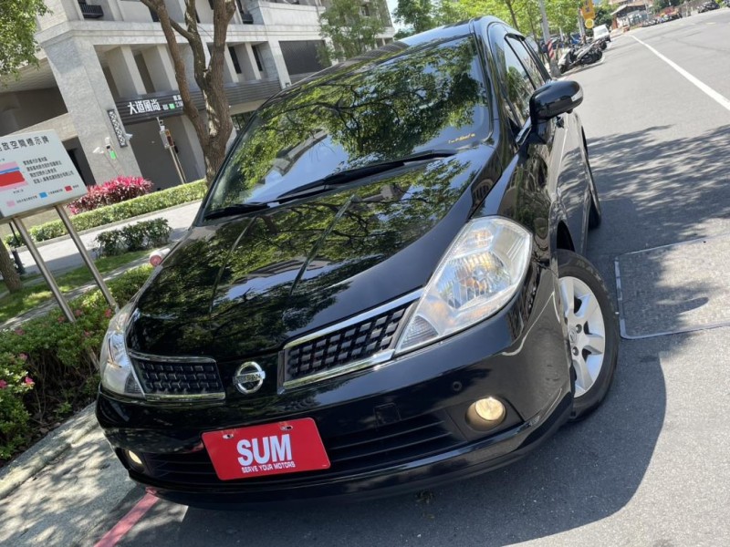 Nissan  Tiida 實價刊登★五門掀背 稀有超低里程 免鑰 定速 改安卓機 360環景影像 魔術空間 | 新北市汽車商業同業公會｜TACA優良車商聯盟｜中古、二手車買車賣車公會認證保固