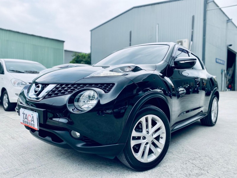 Nissan  Juke 2015年 NISSAN JUKE 黑色 1.6L 渦輪增壓旗艦版  | 新北市汽車商業同業公會｜TACA優良車商聯盟｜中古、二手車買車賣車公會認證保固