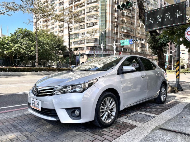 Toyota  Altis Toyota Corolla Altis 2015款 CVT 1.8L  | 新北市汽車商業同業公會｜TACA優良車商聯盟｜中古、二手車買車賣車公會認證保固