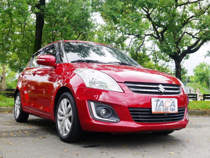 Suzuki  SWIFT 僅跑2萬.耀眼的璀璨紅 | 新北市汽車商業同業公會｜TACA優良車商聯盟｜中古、二手車買車賣車公會認證保固