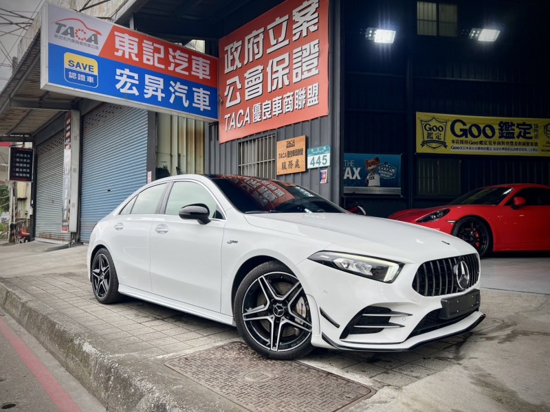 Mercedes-Benz/賓士   A-CLASS  A35 找記老闆實價~正2021年Benz A35 AMG全景/摸門/夜色/306P馬力 | 新北市汽車商業同業公會｜TACA優良車商聯盟｜中古、二手車買車賣車公會認證保固
