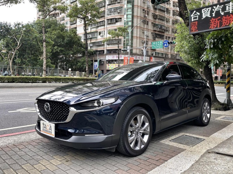 Mazda  CX-30 Mazda CX-30 2022款 20S Proactive Touring 藍色 | 新北市汽車商業同業公會｜TACA優良車商聯盟｜中古、二手車買車賣車公會認證保固