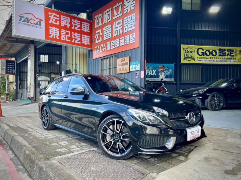 Mercedes-Benz/賓士   C-CLASS  C43 找記老闆~正2017年Benz C43 五門AMG 23P/雙魚眼/柏林/抬顯 | 新北市汽車商業同業公會｜TACA優良車商聯盟｜中古、二手車買車賣車公會認證保固