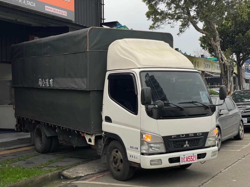 Mitsubishi  Canter 4期堅達伸縮篷式升降機14呎半已升五噸 加裝四錄行車紀錄器 引擎漂亮 | 新北市汽車商業同業公會｜TACA優良車商聯盟｜中古、二手車買車賣車公會認證保固