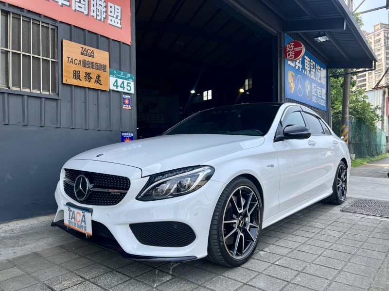 Mercedes-Benz/賓士   C-CLASS  C43 找記老闆實價～正2017年Benz C43 AMG抬顯/23P跟車/9速變速箱 | 新北市汽車商業同業公會｜TACA優良車商聯盟｜中古、二手車買車賣車公會認證保固