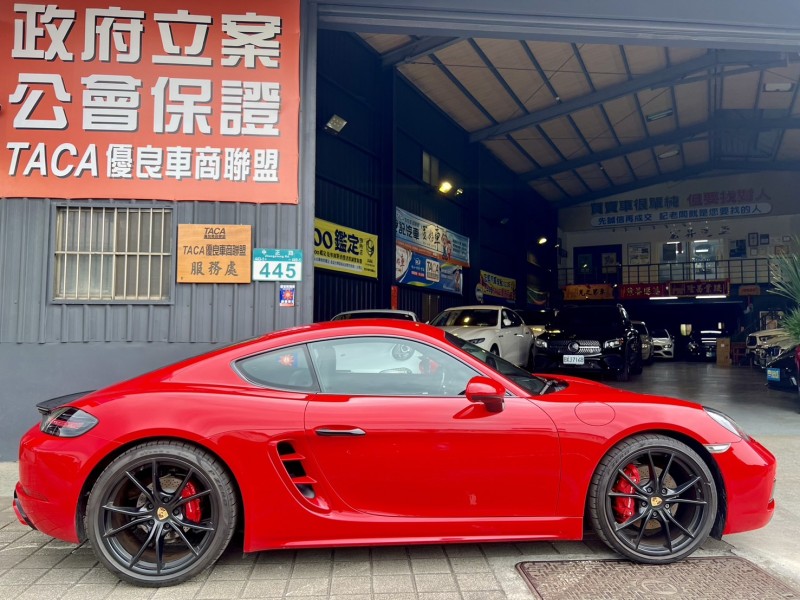 PORSCHE  Cayman 凱門 找記老闆實價～正2019年718 保時捷Boxster GTS 2.5 | 新北市汽車商業同業公會｜TACA優良車商聯盟｜中古、二手車買車賣車公會認證保固