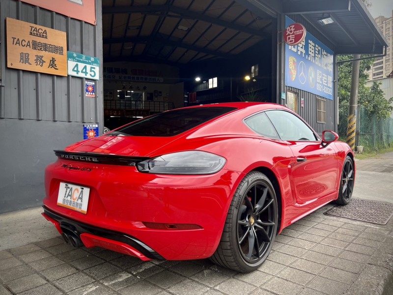 PORSCHE  Cayman 凱門 找記老闆實價～正2019年718 保時捷Boxster GTS 2.5 | 新北市汽車商業同業公會｜TACA優良車商聯盟｜中古、二手車買車賣車公會認證保固