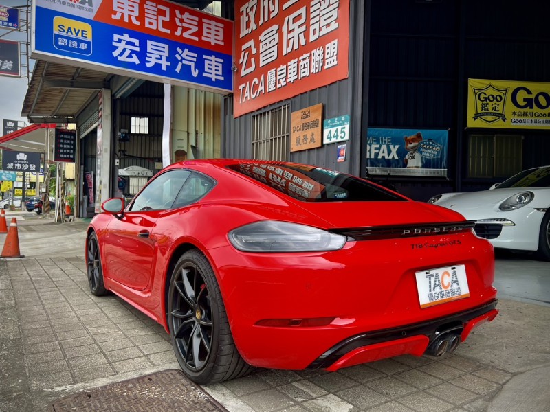 PORSCHE  Cayman 凱門 找記老闆實價～正2019年718 保時捷Boxster GTS 2.5 | 新北市汽車商業同業公會｜TACA優良車商聯盟｜中古、二手車買車賣車公會認證保固