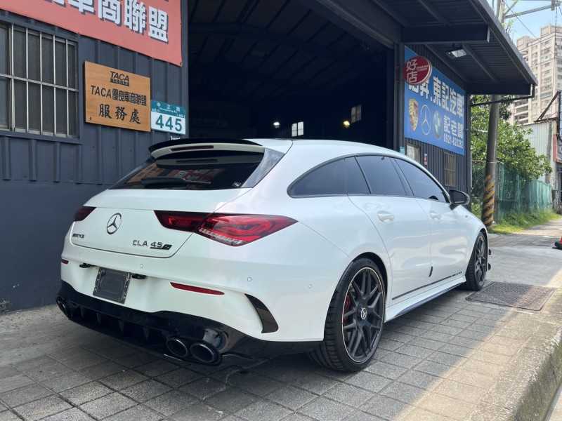 Mercedes-Benz/賓士   CLA-CLASS  CLA45 SB 找記老闆~正2021年CLA45S 旅行車 23P/多光束/賽車椅/U88/跑排 | 新北市汽車商業同業公會｜TACA優良車商聯盟｜中古、二手車買車賣車公會認證保固