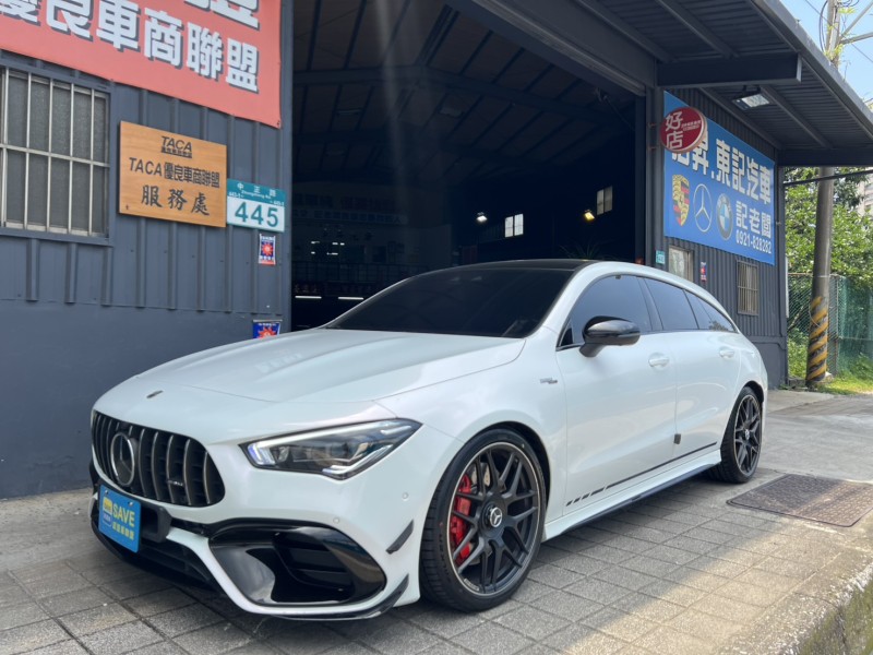 Mercedes-Benz/賓士   CLA-CLASS  CLA45 SB 找記老闆~正2021年CLA45S 旅行車 23P/多光束/賽車椅/U88/跑排 | 新北市汽車商業同業公會｜TACA優良車商聯盟｜中古、二手車買車賣車公會認證保固